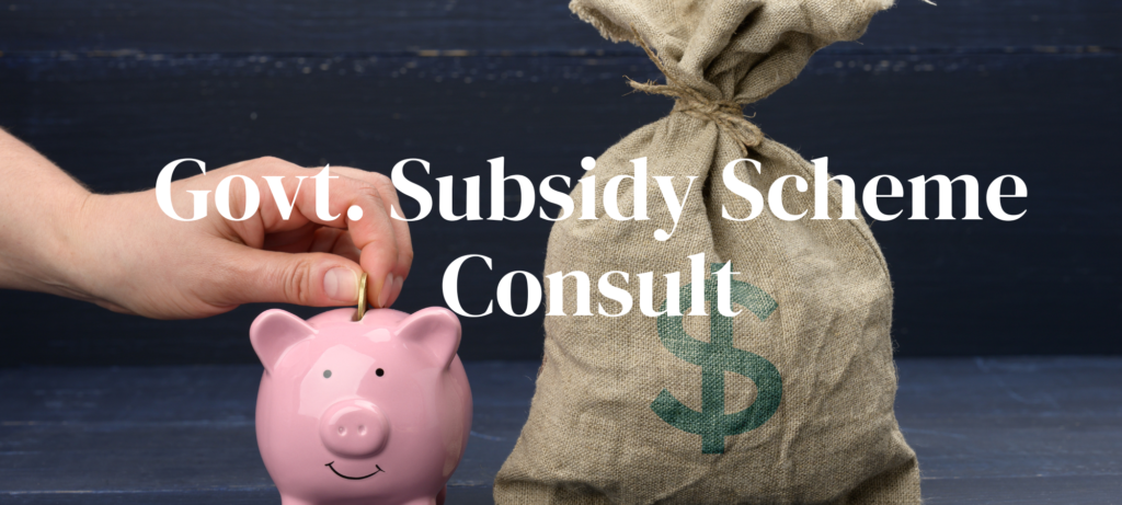Govt subsidy schemes consult