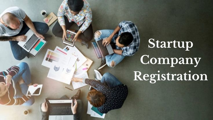 Startup company registration process with entrepreneurs discussing business incorporation, legal compliance, and company formation in India.