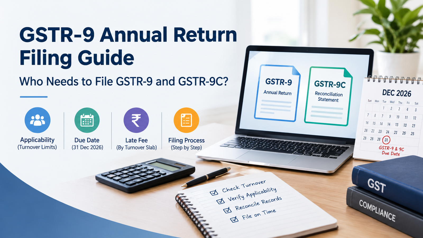 GSTR-9 Annual Return Filing Guide: Who Needs to File GSTR-9 and GSTR-9C?